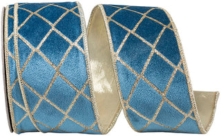 Blue Diamond Glitter Ribbon