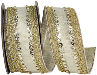 2.5" Jeweled Deluxe Ribbon