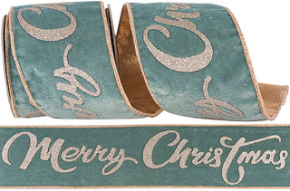 Merry Christmas Plush Velvet Slate
