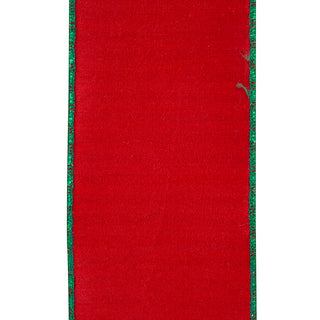 Metallic Bars Red/Green 4" W