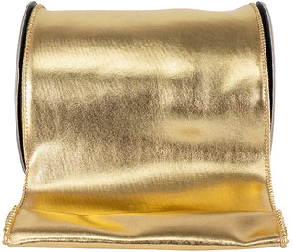 6" Gold Mirror Metallic Ribbon