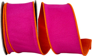 Fuchsia & Orange Reversal Ribbon