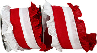 Red Ruffle Festivity Ribbon