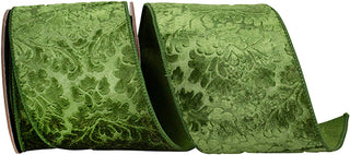 Moss Shadow Velvet Ribbon