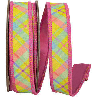Springtime Plaid Ribbon