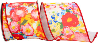 Flower Colors Ribbon 4"