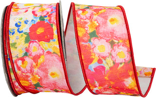 Flower Colors Ribbon 2.5"