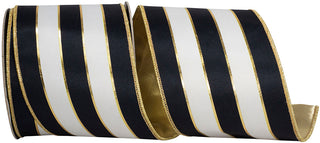 4" Stripe Satin Fused Ribbon W