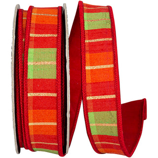 1" Citrus Holiday Ribbon