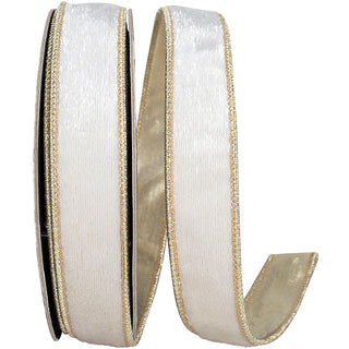 1" Snowfall Velvet Ribbon