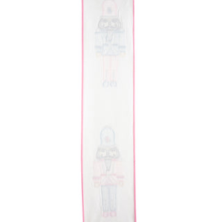Pink Nutcracker Ribbon 4" W