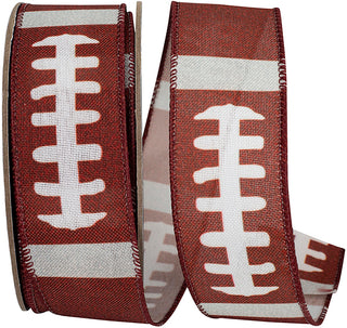 1.5" Football Laces Ribbon