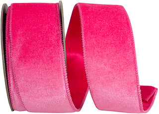 2.5" Hot Pink Velvet Ribbon
