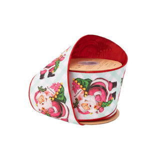 4" Pink Santa Ribbon