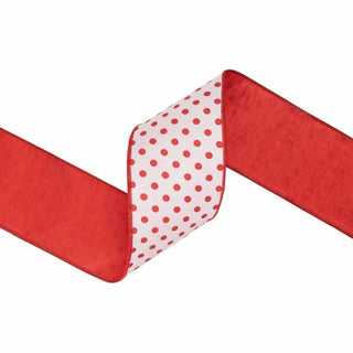4" Red Dots Ribbon