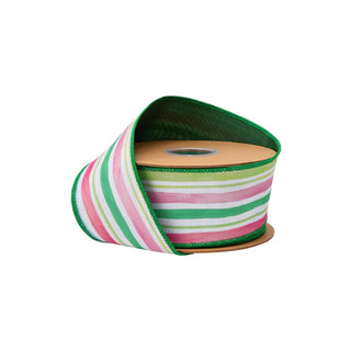 2.5" Pastel Stripes Ribbon