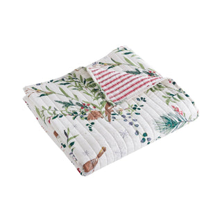 Winterberry Forest Quilted Throw