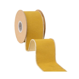 2.5" Yellow Metallic Ribbon