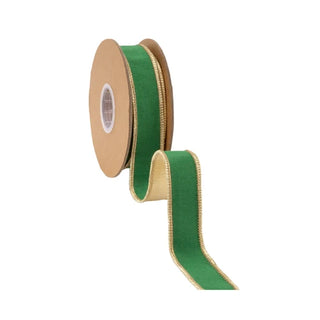 1" Emerald Metallic Ribbon