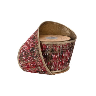 4" Woven Metallic Ribbon