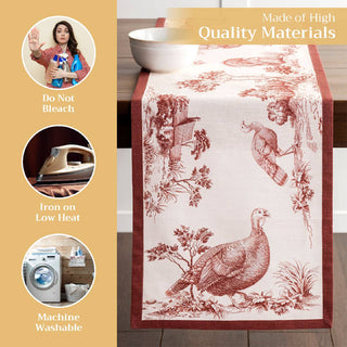 108" Turkey Table Runner