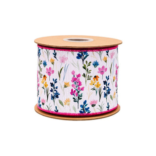 4" Small Floral Ribbon