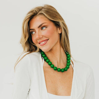 Mindi Bag Charm/Necklace Emerald