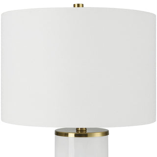 White and Gold Table Lamp
