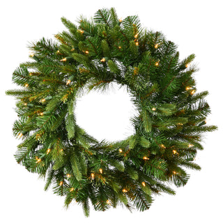 30" Cashmere Lighted Wreath