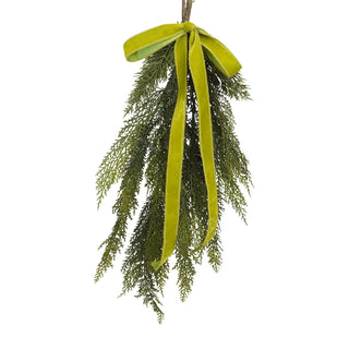 Lime Green Reveuse Bow