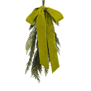 Lime Green Reveuse Bow 2.5"