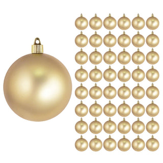 4" Gold Shatterproof Ornament
