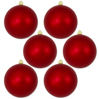 8" Red Shatterproof Ornament