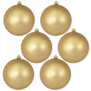 8" Gold Shatterproof Ornament