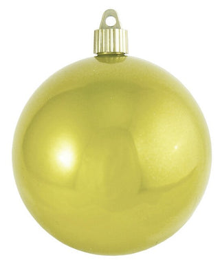 4" Bright Yellow Ornament