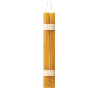 12" Tan Taper Candles