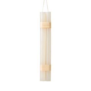 12" White Taper Candles