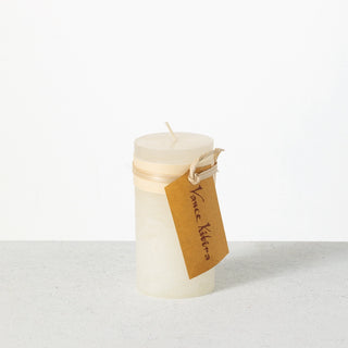 2"x 4" White Candle Unscented
