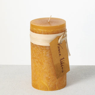 6" Tan Pillar Candle