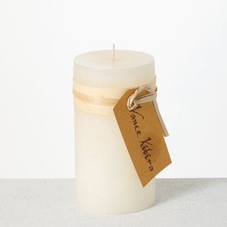 6" White Pillar Candle Unscented