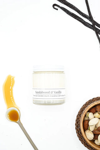 Sandalwood Vanilla Candle 4oz