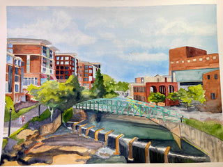 Greenville River Print