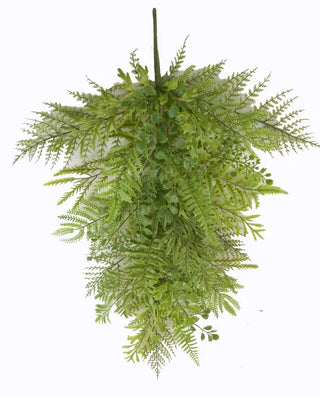 Mixed Fern Greenery Teardrop 26"
