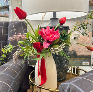 Galentine's Floral White