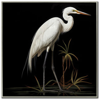 Midnight Heron I Art