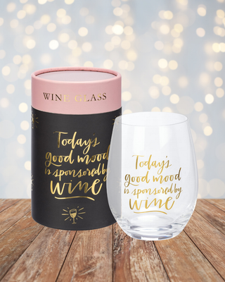 Good Mood Wine Glass