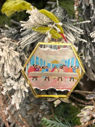 Colorful Last Supper Ornament
