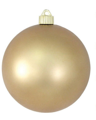 6" Gold Shatterproof Ornament