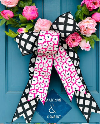 Lattice Floral Bow