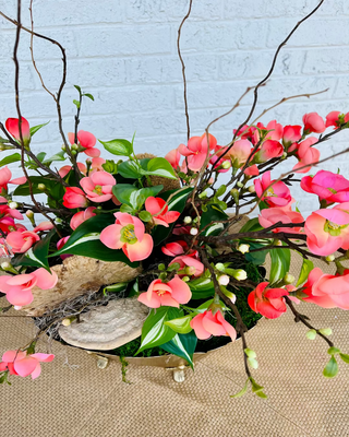 Gilded Peach & Petals Arrangement